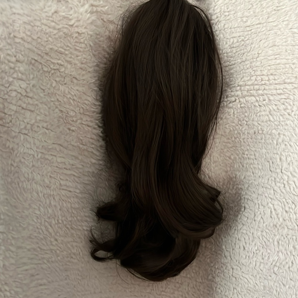 Pony Tail Hair clip 13 inch. Synthetic. Never worn. Smoke/Pet free home